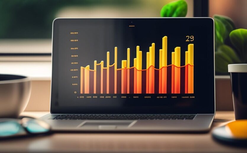 laptop-with-graph-screen-that-says-29-it_1340-35885